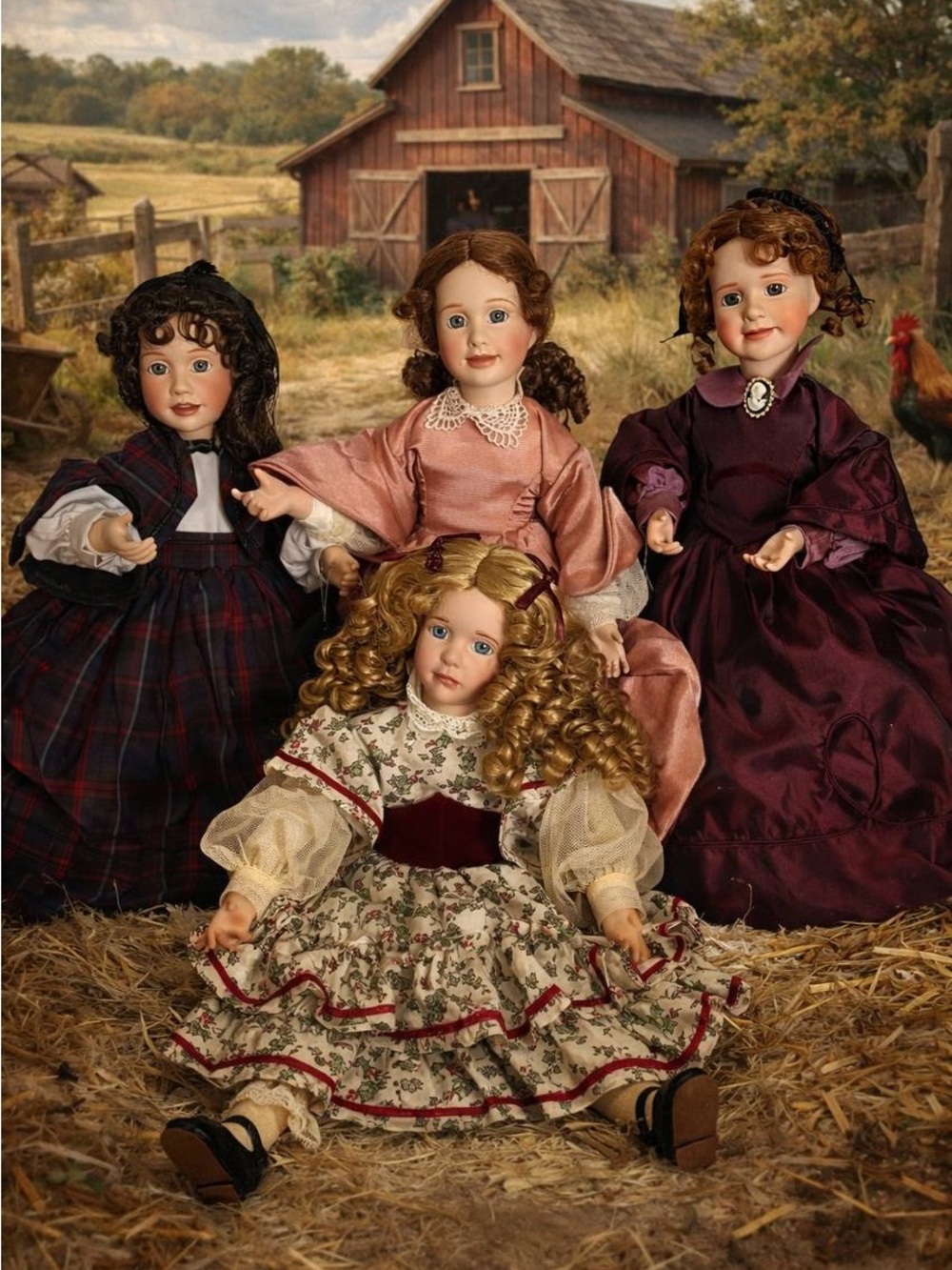 Ashton-Drake Galleries “Little Women” Porcelain Dolls
